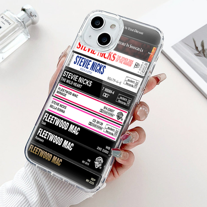 Stevie Nicks Albums Cassette Collection Retro Phone Case