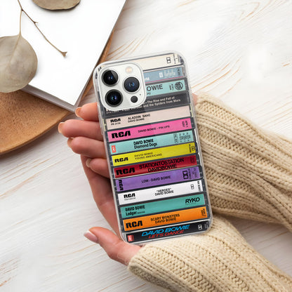 David Bowie Albums Cassette Collection Retro MagSafe Phone Case