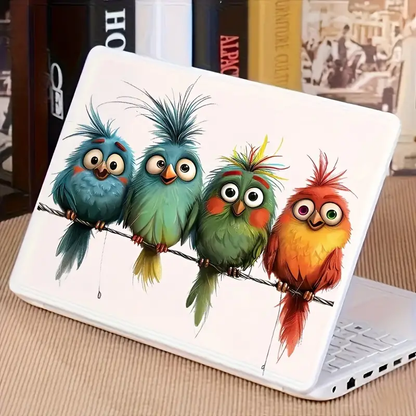 Cute Funny Birds Vinyl Decal Decorations