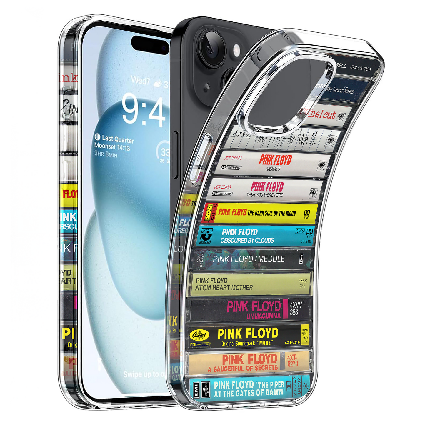 Pink Floyd Albums Cassette Collection Retro MagSafe Phone Case