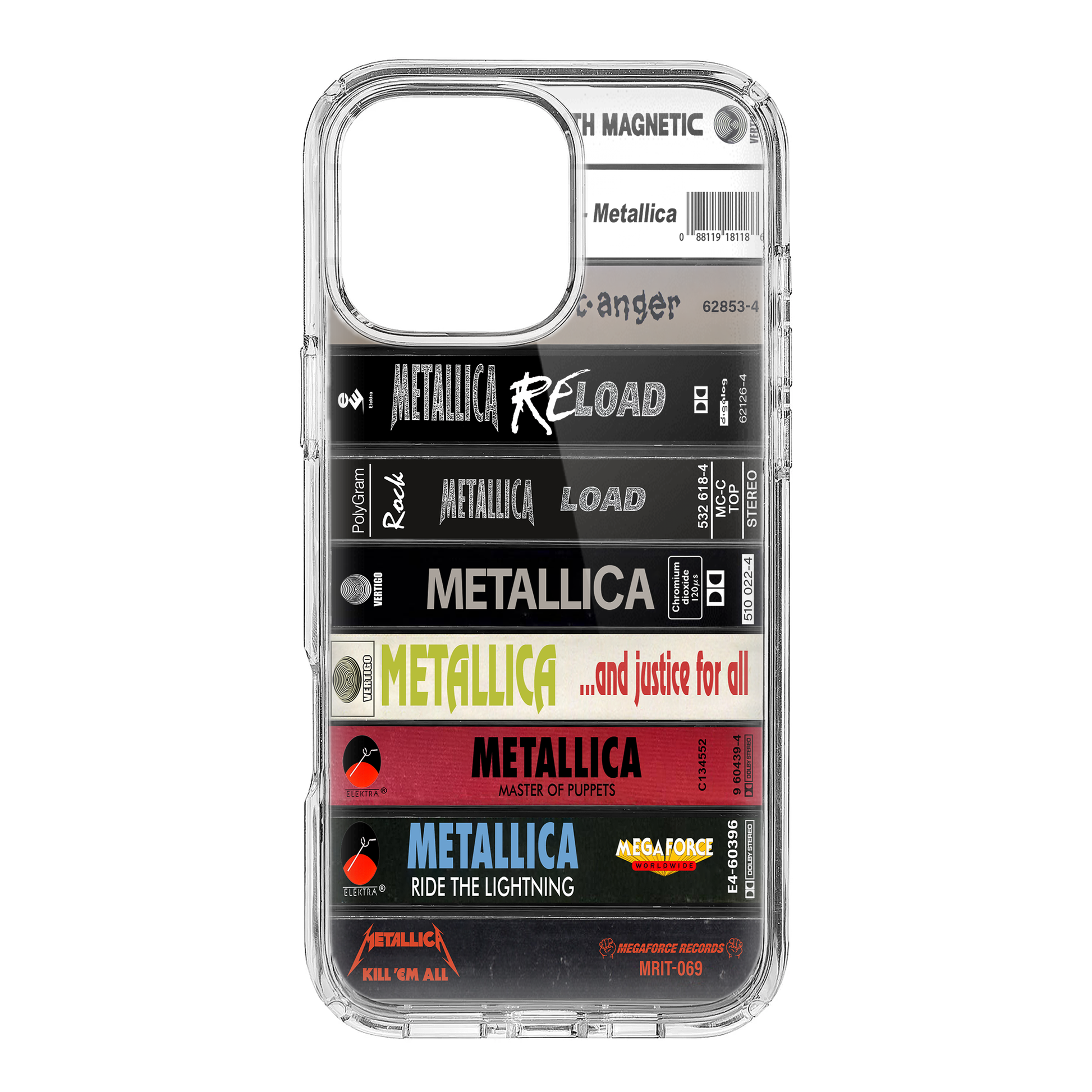 Metallica Albums Cassette Collection Retro MagSafe Phone Case – MTervoDesign Metallica Albums Cassette Collection Retro MagSafe Phone Case – MTervoDesign