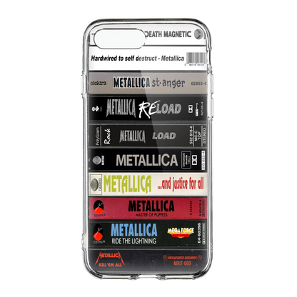 Metallica Albums Cassette Collection Retro MagSafe Phone Case