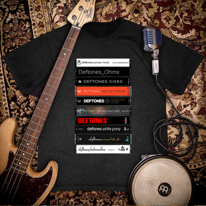 Deftones Albums Cassette Retro Collection Premium Unisex T-Shirt