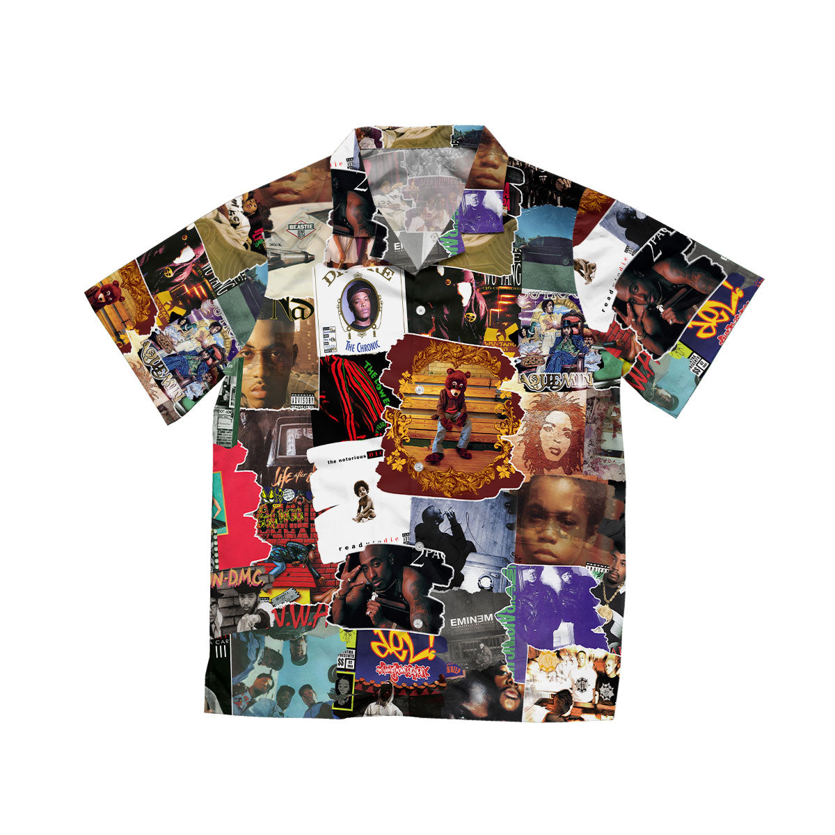 Hip-hop Albums Covers Collage Unisex Hawaiian Shirt