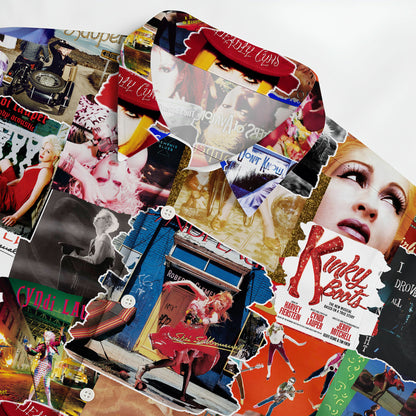 Cyndi Lauper Albums Covers Collage Unisex Hawaiian Shirt