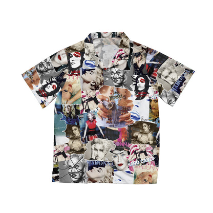 Madonna Albums Covers Collage Unisex Hawaiian Shirt