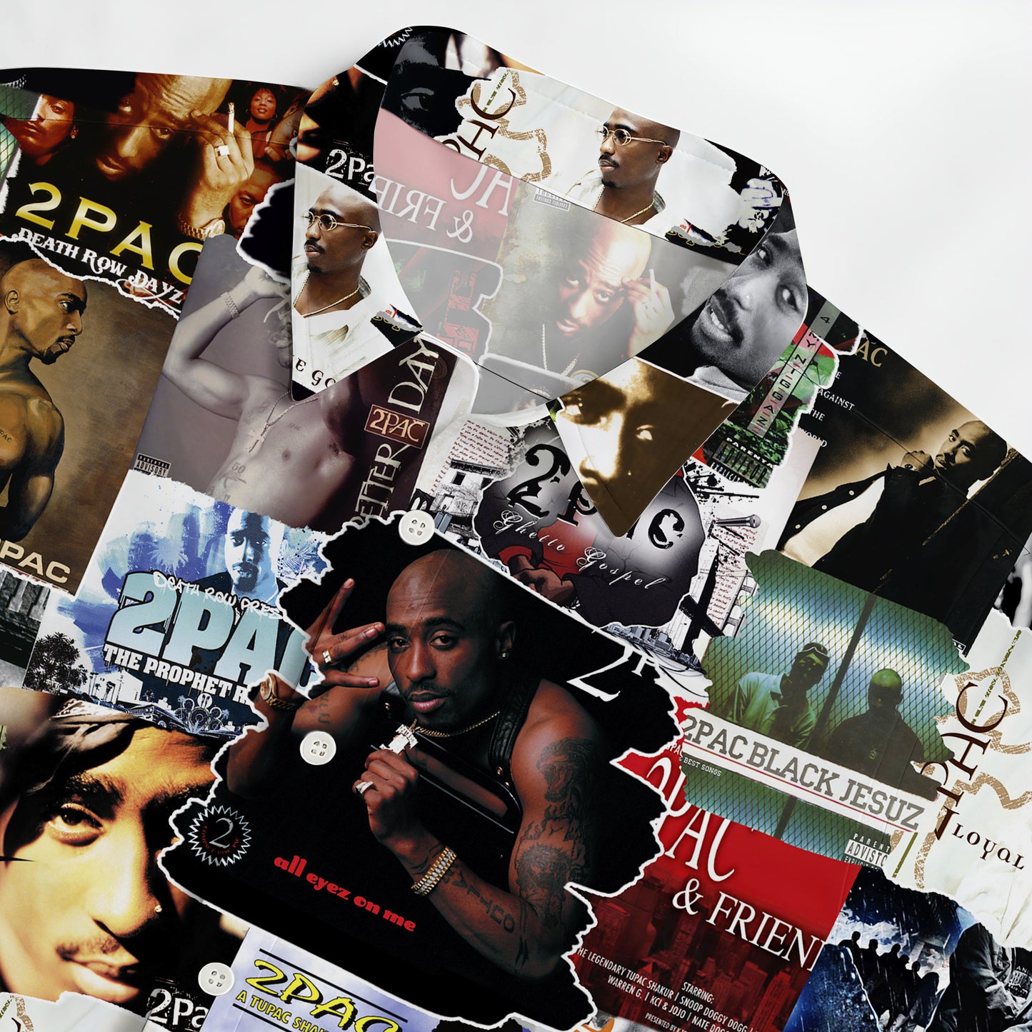 Custom Request Albums Covers Collage Unisex Hawaiian Shirt
