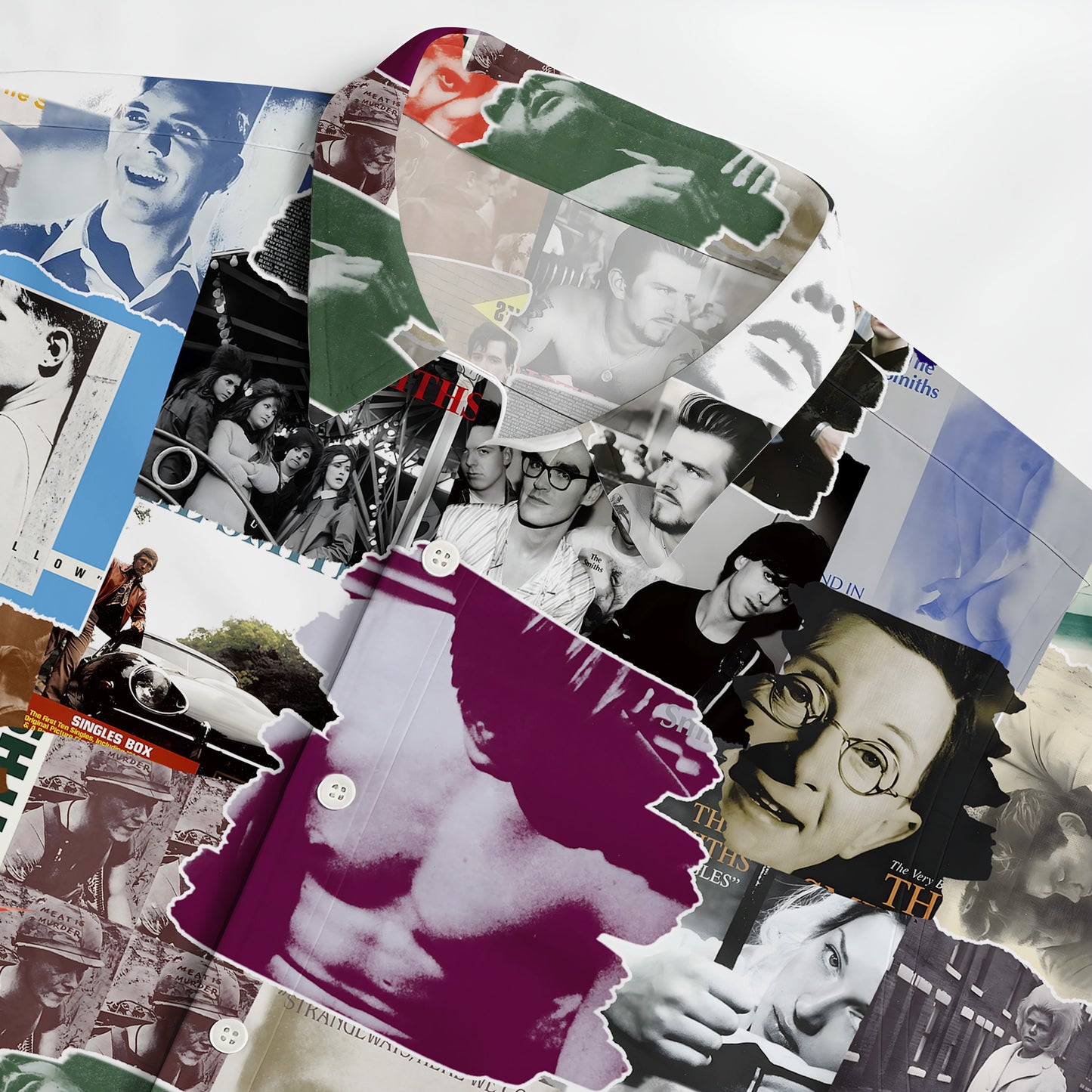 The Smiths Albums Covers Collage Unisex Hawaiian Shirt