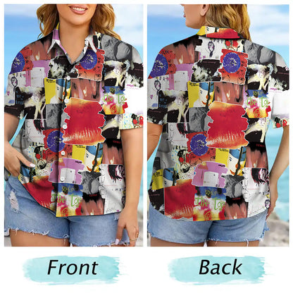 The Cure Albums Covers Collage Unisex Hawaiian Shirt