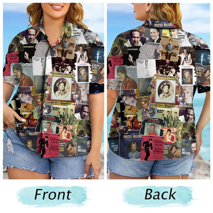 70's Country Albums Covers Collage Unisex Hawaiian Shirt