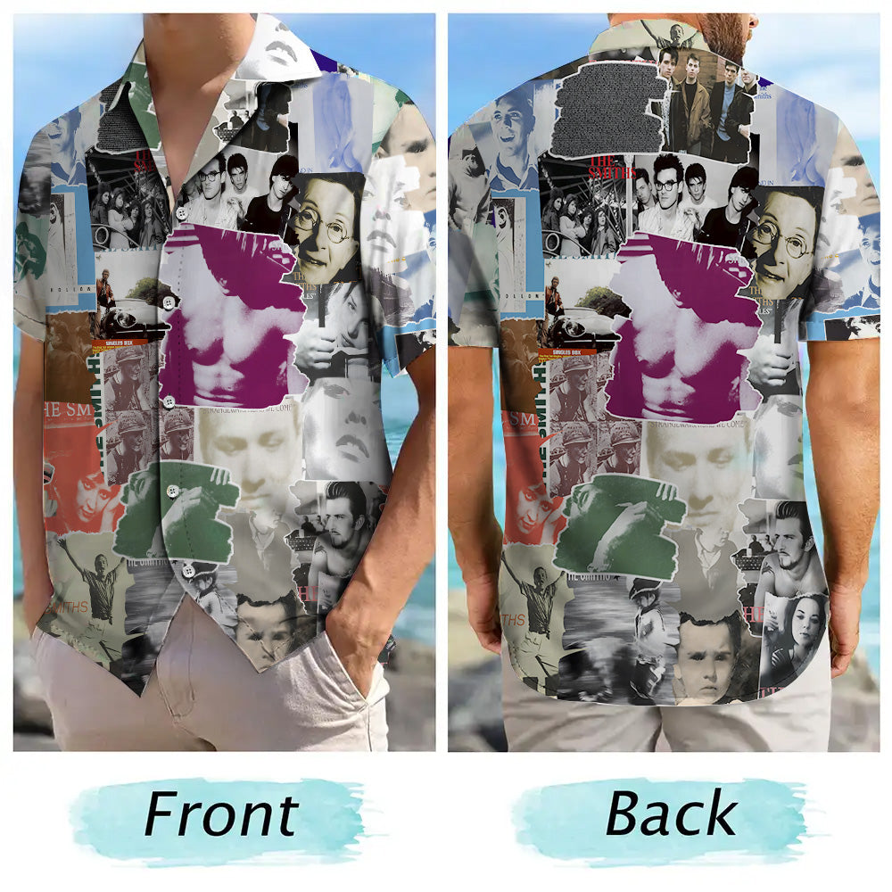 The Smiths Albums Covers Collage Unisex Hawaiian Shirt