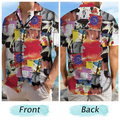 The Cure Albums Covers Collage Unisex Hawaiian Shirt
