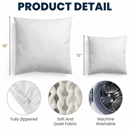 Metallica self-title Album Cover Canvas Pillow (Insert Included)