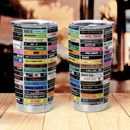 Classic Punk Rock  Tapes Cassette 20oz Tumbler