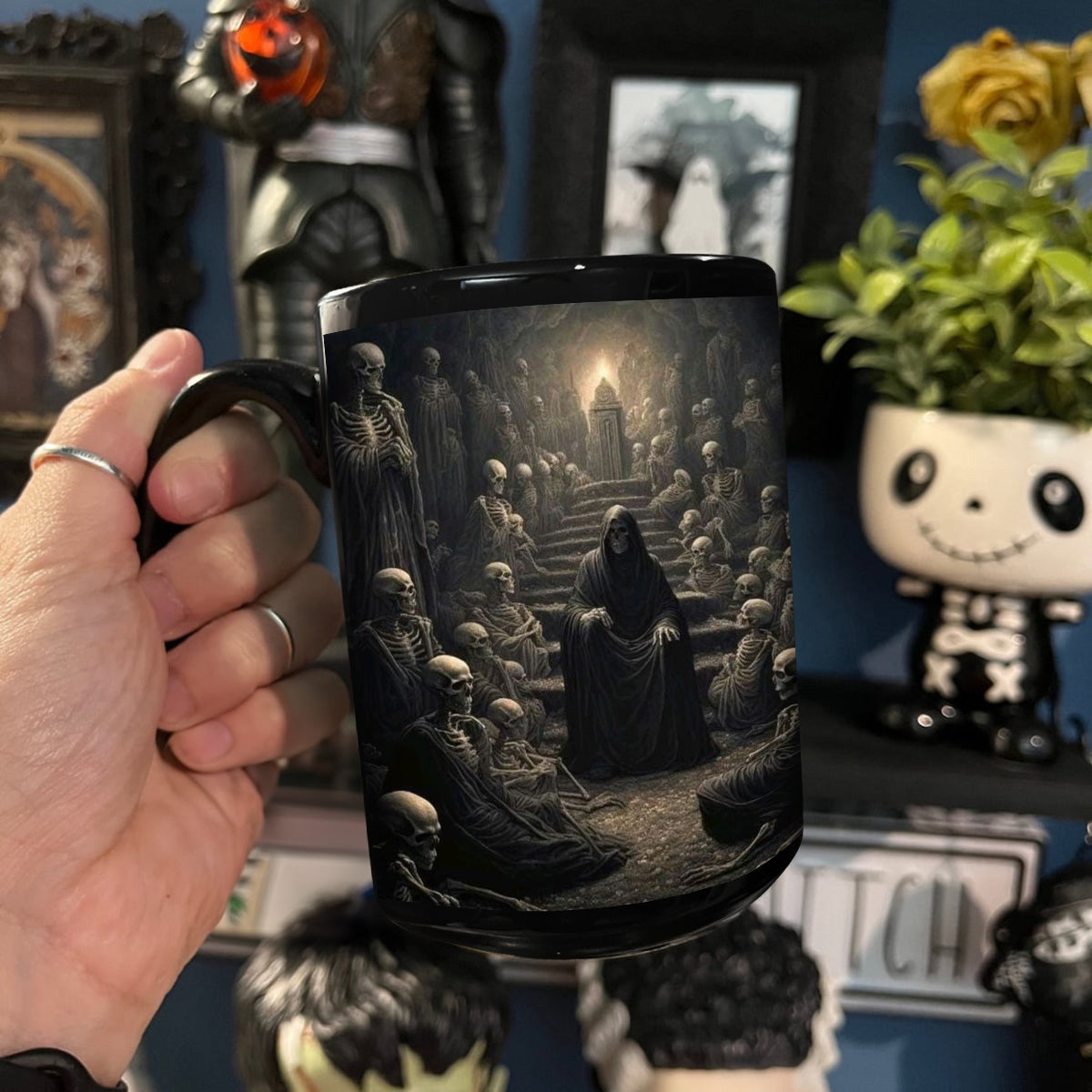 Skull Dark Tattoo Accent Mug