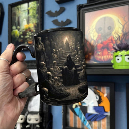 Skull Dark Tattoo Accent Mug