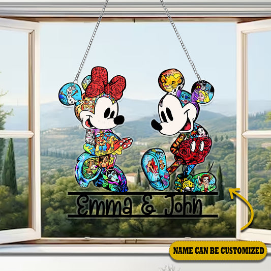 Couple Disney  Customized Acrylic Window