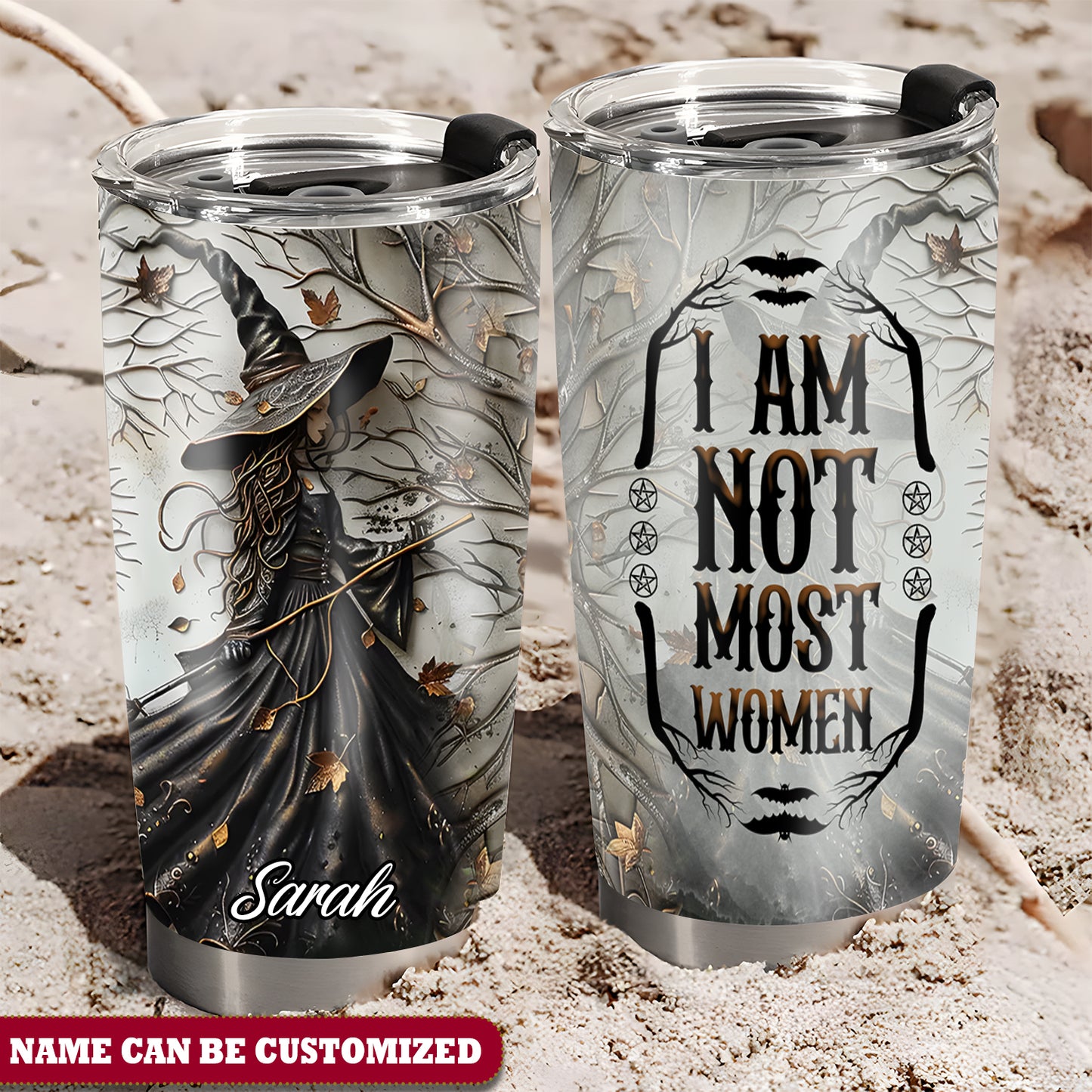 Beautiful Witch Personalized I Am Not Mosst Woman 20Oz Tumbler