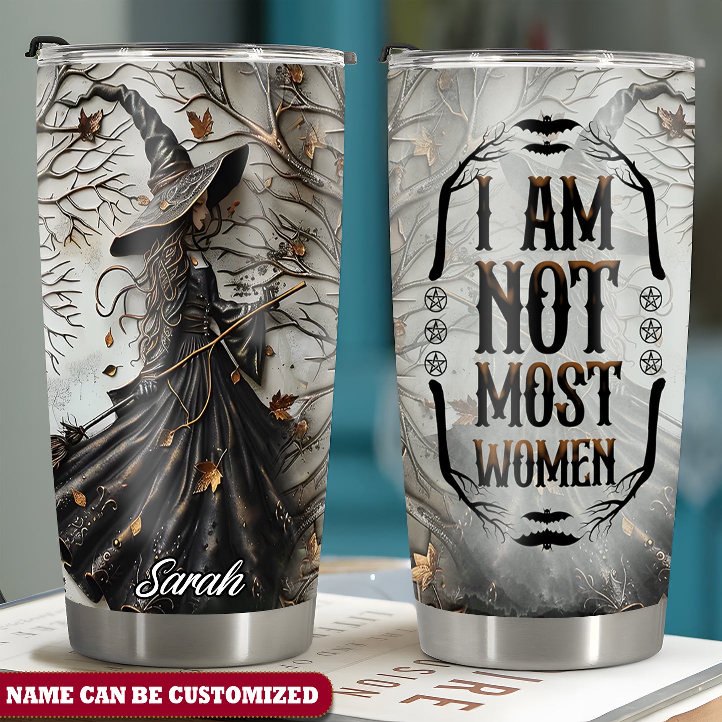 Personalized Beautiful Witch I Am Not Mosst Woman 20Oz Tumbler