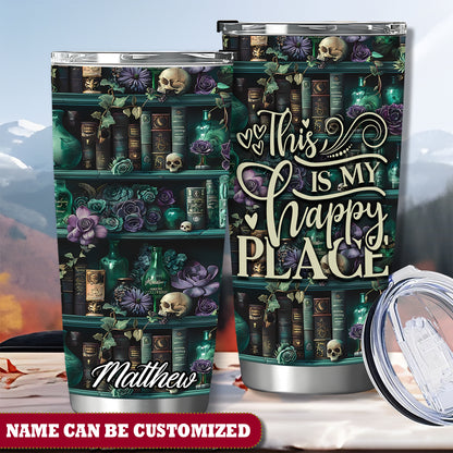 Book Library This Is My Happy Place Personalized 20Oz Tumbler