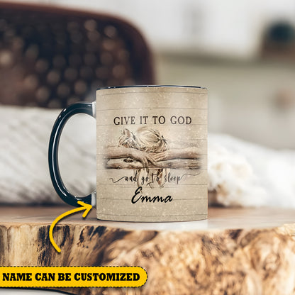 Woman Give It To God Personalized Accent Mug