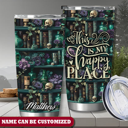 Book Library This Is My Happy Place Personalized 20Oz Tumbler