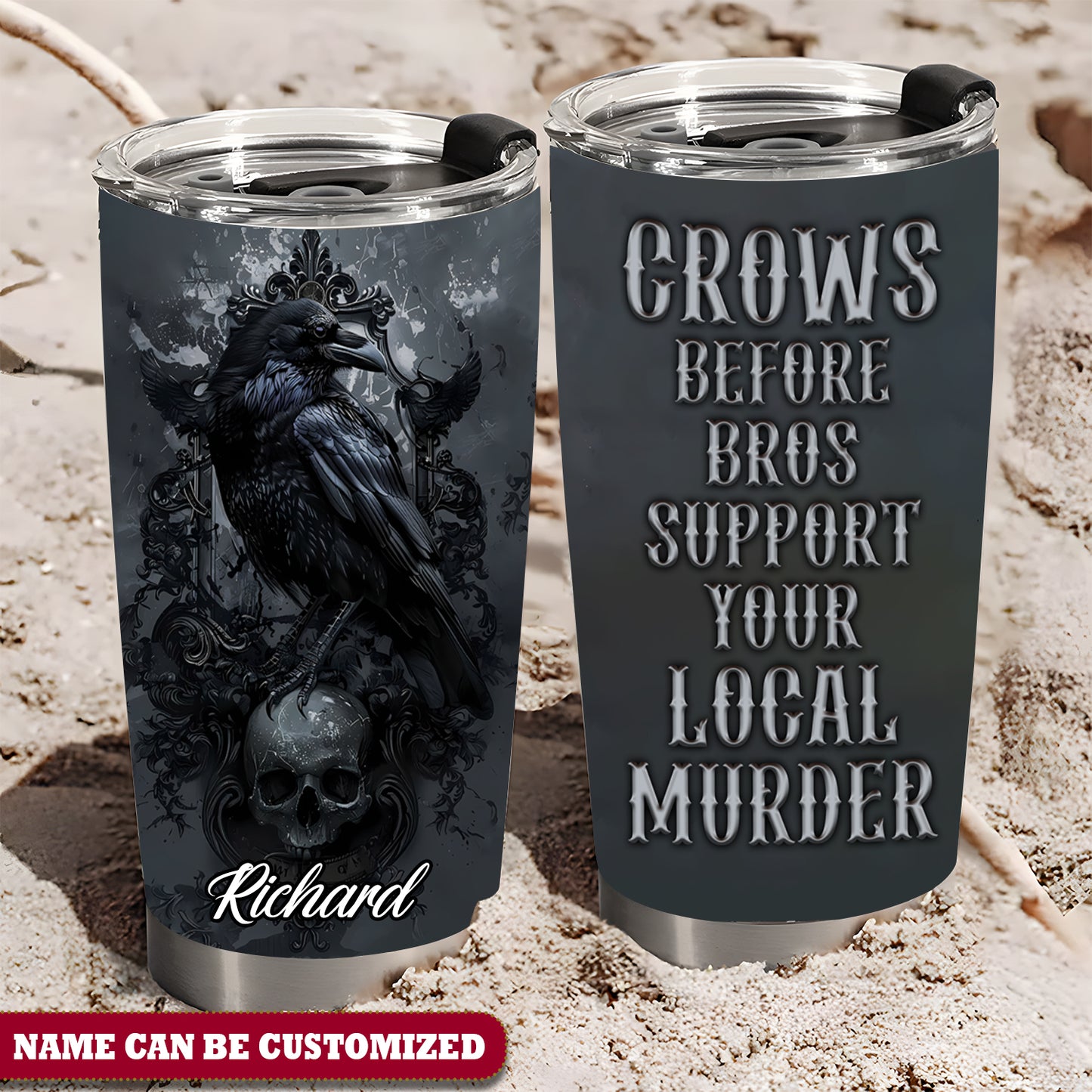 Raven Crow Before Bros Personalized 20Oz Tumbler