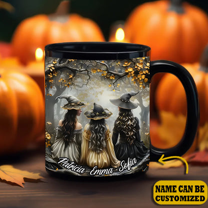 Beautiful Besite Witch Personalized Halloween Accent Mug