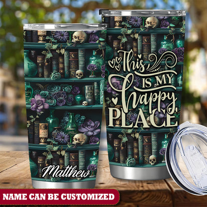 Book Library This Is My Happy Place Personalized 20Oz Tumbler