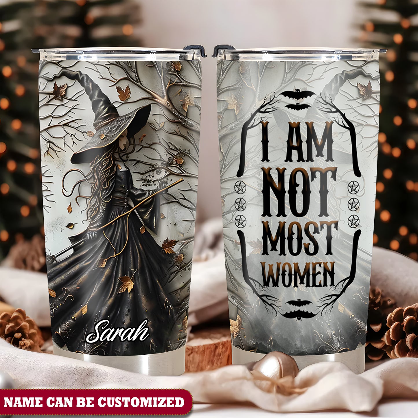 Personalized Beautiful Witch I Am Not Mosst Woman 20Oz Tumbler