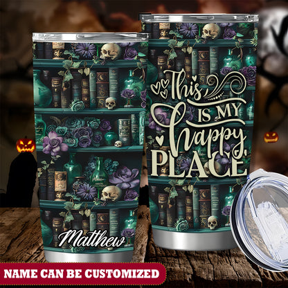 Book Library This Is My Happy Place Personalized 20Oz Tumbler