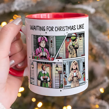 Christmas Movie Waiting For Christmas Like Accent Mug