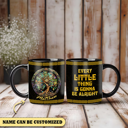 Tree Of Life Every Little Thing Is Gonna Be Alright Personalized Accent Mug