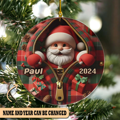 Christmas Santa Claus Acrylic Ornament - Gift For Christmas