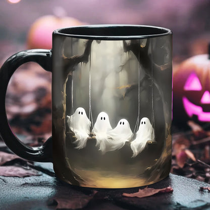 Cute Ghost Halloween Accent Mug