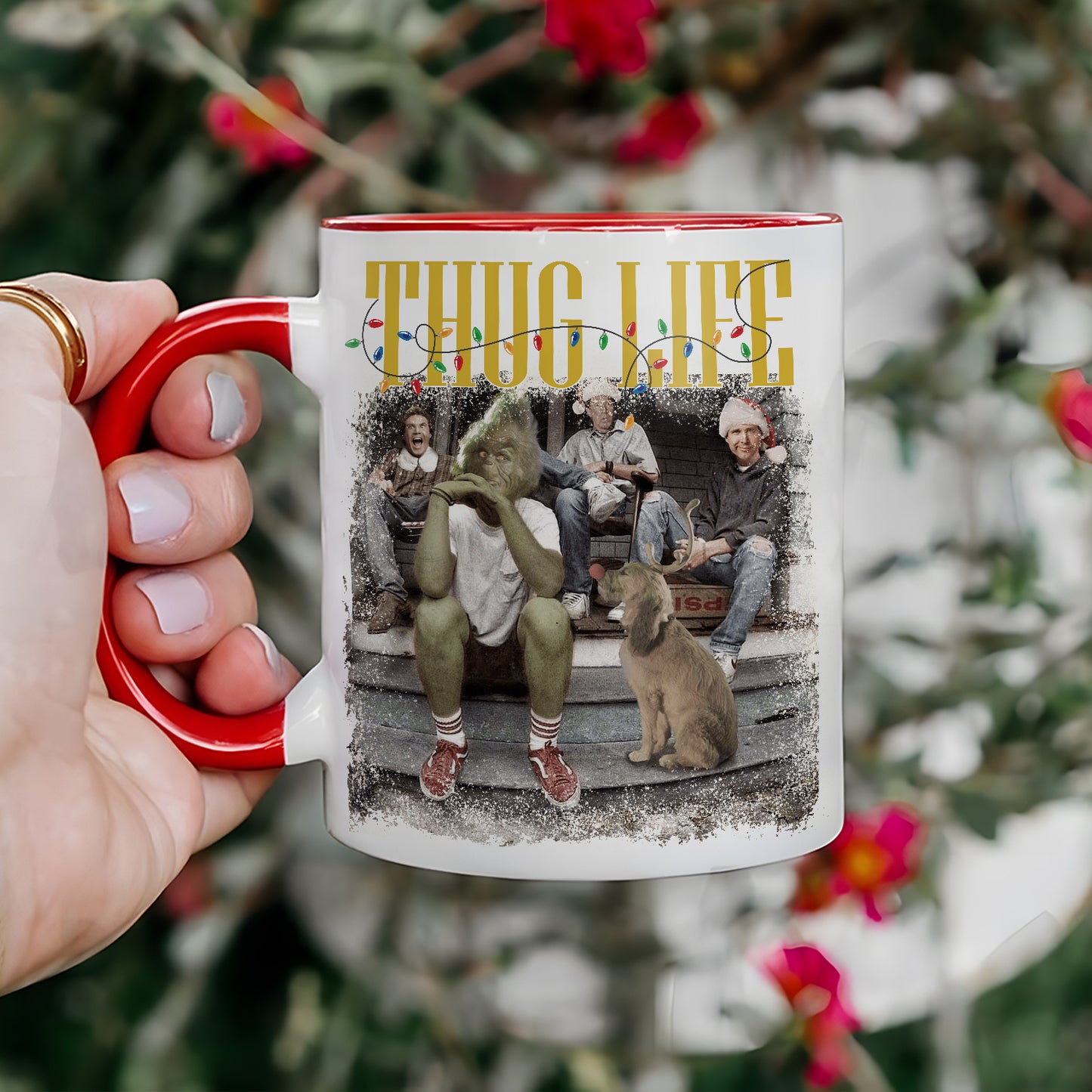 Funny Christmas Movie Thug Life Accent Mug