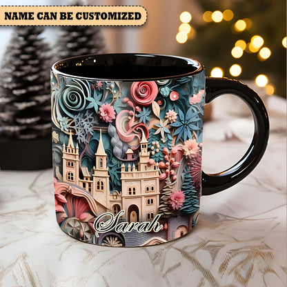 Beautiful Disney Magic Personalized Accent Mug