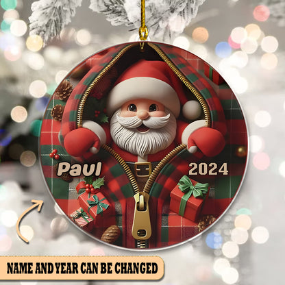 Christmas Santa Claus Acrylic Ornament - Gift For Christmas