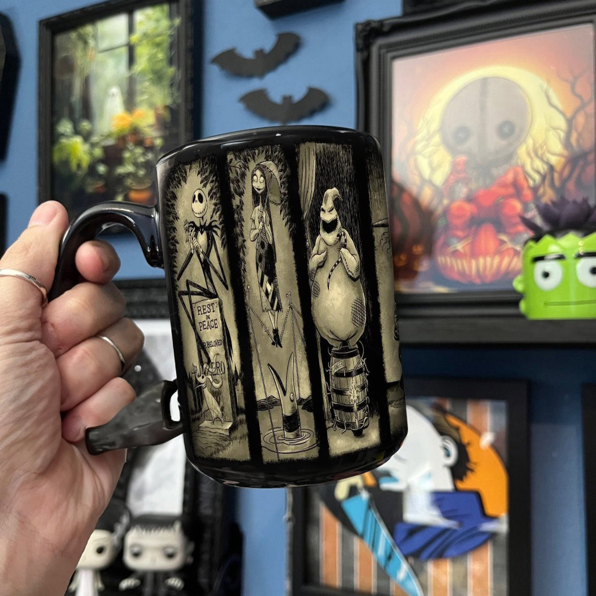 The Nightmare Before Christmas Personalized Halloween Accent Mug