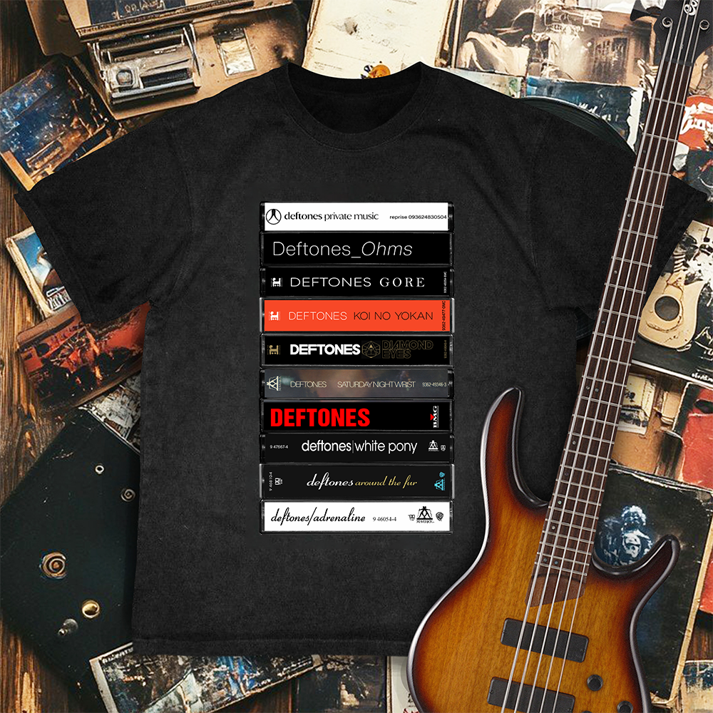 Deftones Albums Cassette Retro Collection Premium Unisex T-Shirt