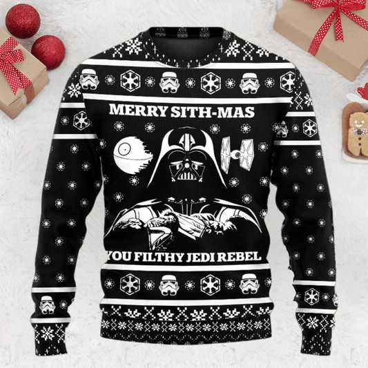 Merry-Sithmas Star Wars Christmas Ugly Sweater