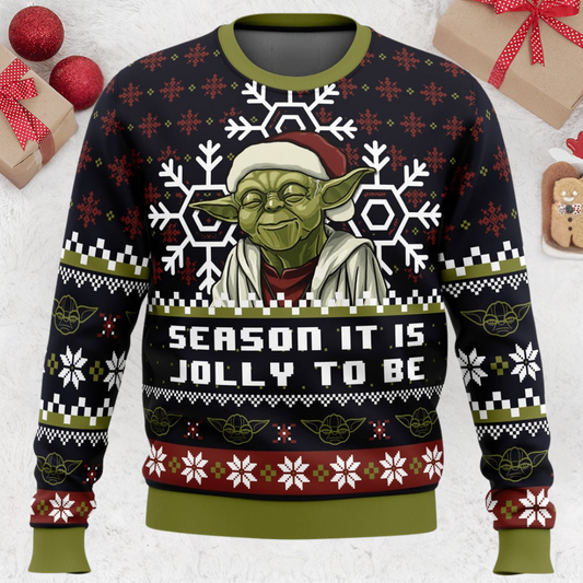 Season It Is Jolly To Be Star Wars Christmas Ugly Sweater