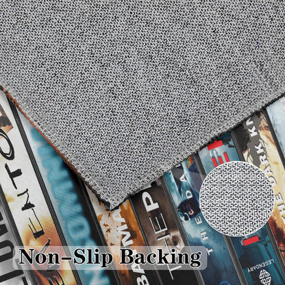 Christopher Nolan VHS Tape Movies Collection Indoor Rug