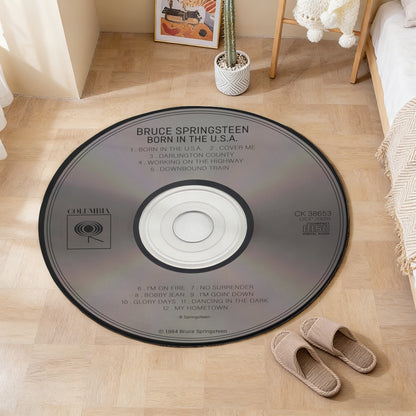 Bruce Springsteen – Born In The U.S.A. Album Music CD Round Rug