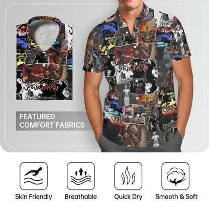 Skinless Albums Covers Collage Unisex Hawaiian Shirt