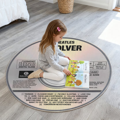The Beatles – Revolver Album Music CD Round Rug