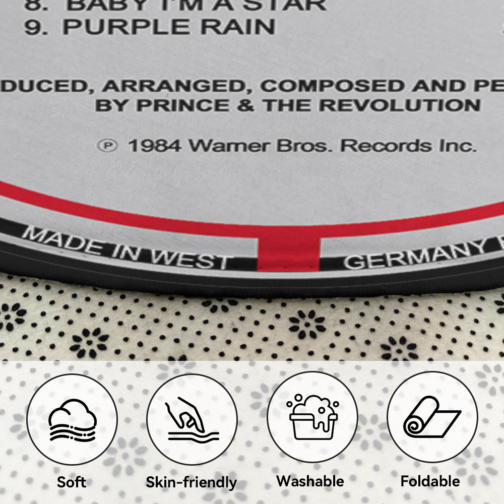 Prince And The Revolution – Purple Rain Album Music CD Round Rug