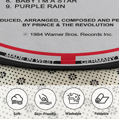 Prince And The Revolution – Purple Rain Album Music CD Round Rug