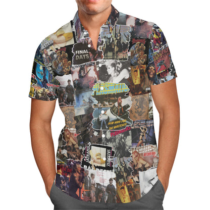Custom Request Albums Covers Collage Unisex Hawaiian Shirt
