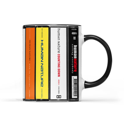 Human Nature Albums Cassette Collection Retro Accent Mug